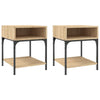 Stella Homewares Bedside Tables 2 pcs Sonoma Oak 40x41x50 cm Engineered Wood
