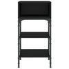 Stella Homewares Bedside Tables 2 pcs Black 35x34.5x70 cm Engineered Wood