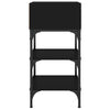 Stella Homewares Bedside Tables 2 pcs Black 35x34.5x70 cm Engineered Wood