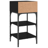 Stella Homewares Bedside Tables 2 pcs Black 35x34.5x70 cm Engineered Wood