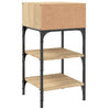 Stella Homewares Bedside Tables 2 pcs Sonoma Oak 35x34.5x70 cm Engineered Wood
