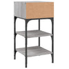 Stella Homewares Bedside Tables 2 pcs Grey Sonoma 35x34.5x70 cm Engineered Wood