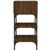 Stella Homewares Bedside Tables 2 pcs Brown Oak 35x34.5x70 cm Engineered Wood