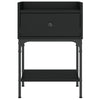 Stella Homewares Bedside Table Black 40.5x31x60 cm Engineered Wood