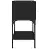 Stella Homewares Bedside Table Black 40.5x31x60 cm Engineered Wood