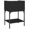 Stella Homewares Bedside Table Black 40.5x31x60 cm Engineered Wood