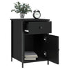 Stella Homewares Bedside Cabinet Black 40x42x60 cm Engineered Wood