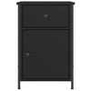 Stella Homewares Bedside Cabinet Black 40x42x60 cm Engineered Wood