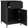 Stella Homewares Bedside Cabinet Black 40x42x60 cm Engineered Wood
