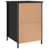 Stella Homewares Bedside Cabinet Black 40x42x60 cm Engineered Wood