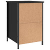Stella Homewares Bedside Cabinets 2 pcs Black 40x42x60 cm Engineered Wood