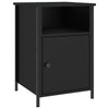 Stella Homewares Bedside Cabinet Black 40x42x60 cm Engineered Wood
