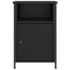 Stella Homewares Bedside Cabinet Black 40x42x60 cm Engineered Wood