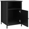 Stella Homewares Bedside Cabinet Black 40x42x60 cm Engineered Wood