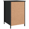 Stella Homewares Bedside Cabinet Black 40x42x60 cm Engineered Wood