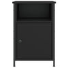 Stella Homewares Bedside Cabinets 2 pcs Black 40x42x60 cm Engineered Wood