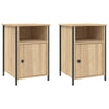 Stella Homewares Bedside Cabinets 2 pcs Sonoma Oak 40x42x60 cm Engineered Wood