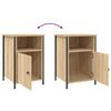 Stella Homewares Bedside Cabinets 2 pcs Sonoma Oak 40x42x60 cm Engineered Wood