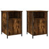 Stella Homewares Bedside Cabinets 2 pcs Smoked Oak 40x42x60 cm Engineered Wood