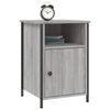 Stella Homewares Bedside Cabinets 2 pcs Grey Sonoma 40x42x60 cm Engineered Wood