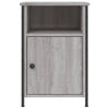 Stella Homewares Bedside Cabinets 2 pcs Grey Sonoma 40x42x60 cm Engineered Wood