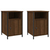 Stella Homewares Bedside Cabinets 2 pcs Brown Oak 40x42x60 cm Engineered Wood