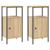 Stella Homewares Bedside Cabinets 2 pcs Sonoma Oak 41x31x80 cm Engineered Wood