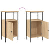 Stella Homewares Bedside Cabinets 2 pcs Sonoma Oak 41x31x80 cm Engineered Wood