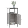 Stella Homewares Bedside Cabinets 2 pcs Grey Sonoma 41x31x80 cm Engineered Wood