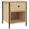 Stella Homewares Bedside Cabinets 2 pcs Sonoma Oak 40x42x50 cm Engineered Wood