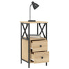 Stella Homewares Bedside Cabinets 2 pcs Sonoma Oak 34x35.5x70 cm Engineered Wood