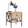 Stella Homewares Bedside Tables 2 pcs Sonoma Oak 40x42x45 cm Engineered Wood