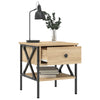 Stella Homewares Bedside Tables 2 pcs Sonoma Oak 40x42x45 cm Engineered Wood
