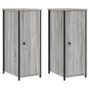 Stella Homewares Bedside Cabinets 2 pcs Grey Sonoma 32x42x80 cm Engineered Wood