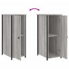 Stella Homewares Bedside Cabinets 2 pcs Grey Sonoma 32x42x80 cm Engineered Wood