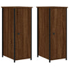 Stella Homewares Bedside Cabinets 2 pcs Brown Oak 32x42x80 cm Engineered Wood