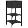 Stella Homewares Bedside Cabinets 2 pcs Black 34x36x70 cm Engineered Wood