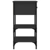 Stella Homewares Bedside Cabinets 2 pcs Black 34x36x70 cm Engineered Wood