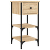 Stella Homewares Bedside Cabinets 2 pcs Sonoma Oak 34x36x70 cm Engineered Wood