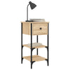 Stella Homewares Bedside Cabinets 2 pcs Sonoma Oak 34x36x70 cm Engineered Wood