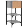 Stella Homewares Bedside Cabinets 2 pcs Grey Sonoma 34x36x70 cm Engineered Wood