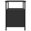 Stella Homewares Bedside Cabinets 2 pcs Black 34x35.5x50 cm Engineered Wood