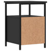 Stella Homewares Bedside Cabinets 2 pcs Black 34x35.5x50 cm Engineered Wood