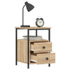Stella Homewares Bedside Cabinets 2 pcs Sonoma Oak 34x35.5x50 cm Engineered Wood