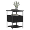 Stella Homewares Bedside Cabinet Black 40x42x56 cm Engineered Wood