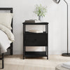 Stella Homewares Bedside Cabinet Black 40x42x56 cm Engineered Wood