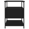 Stella Homewares Bedside Cabinets 2 pcs Black 40x42x56 cm Engineered Wood