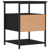 Stella Homewares Bedside Cabinets 2 pcs Black 40x42x56 cm Engineered Wood