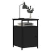 Stella Homewares Bedside Cabinets 2 pcs Black 40x42x60 cm Engineered Wood