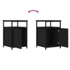 Stella Homewares Bedside Cabinets 2 pcs Black 40x42x60 cm Engineered Wood